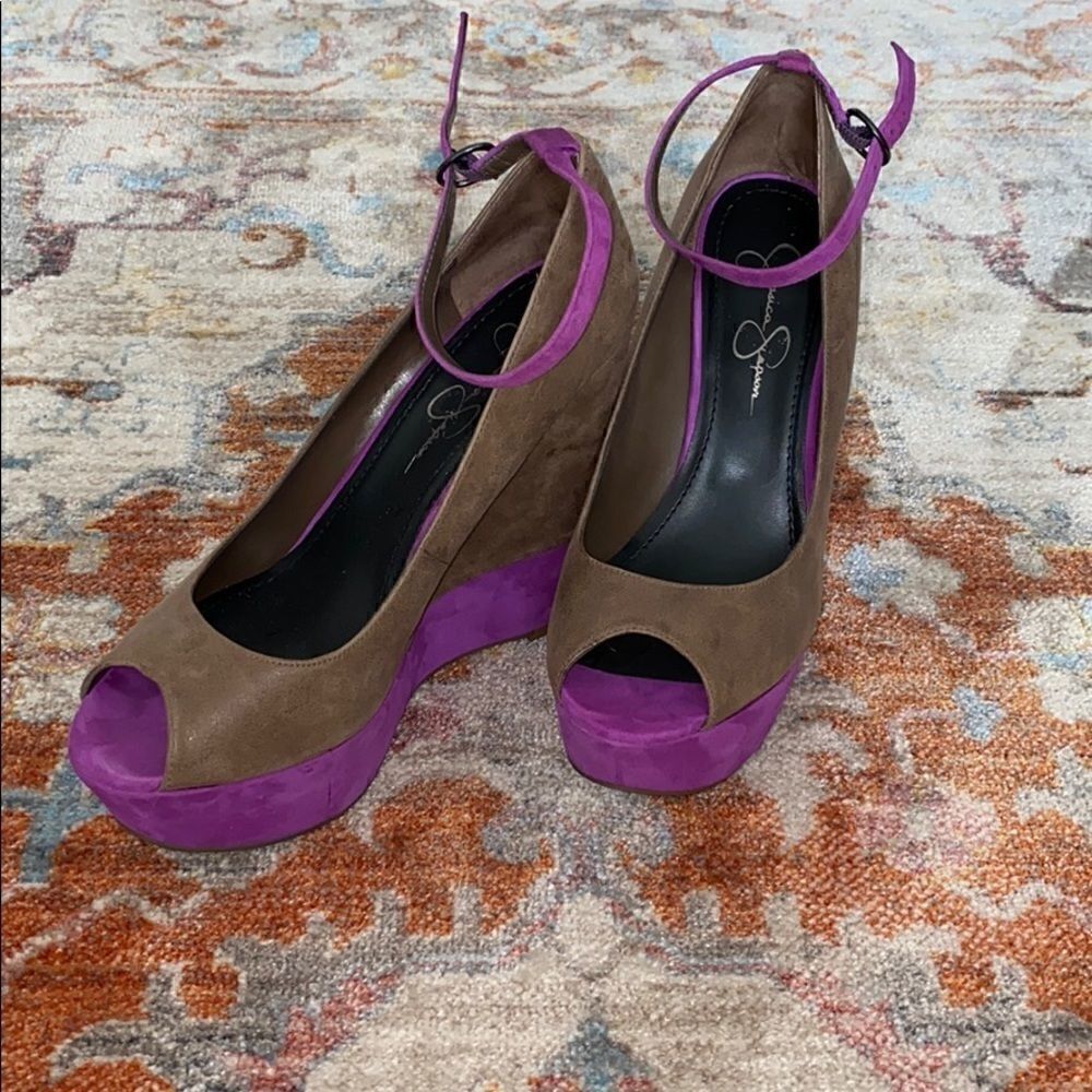 Women’s Jessica Simpson Open Toe wedges